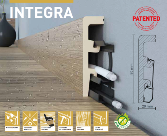 Plinta INТЕGRА 01 Alb-3