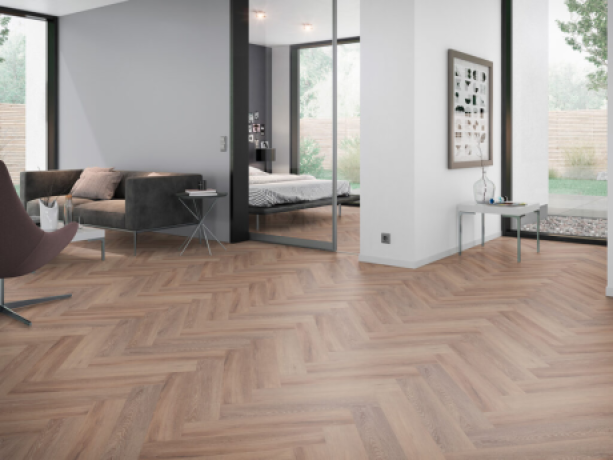 Виниловое клеевое покрытие на пол LVT One Flor Europe Oak Dark Natural (OFD-055-265)-2