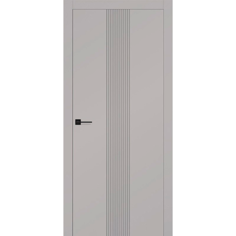 Дверь межкомнатная Korfad Vertical Светло серый-1