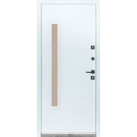 Дверь входная для дома Bulat House 705 Блый Атлас Антрацит-2