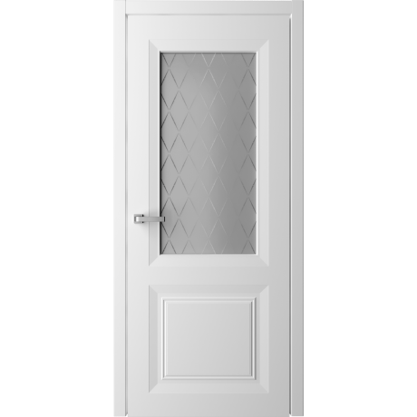 Дверь межкомнатная Best Doors Paint 17 со стеклом-1