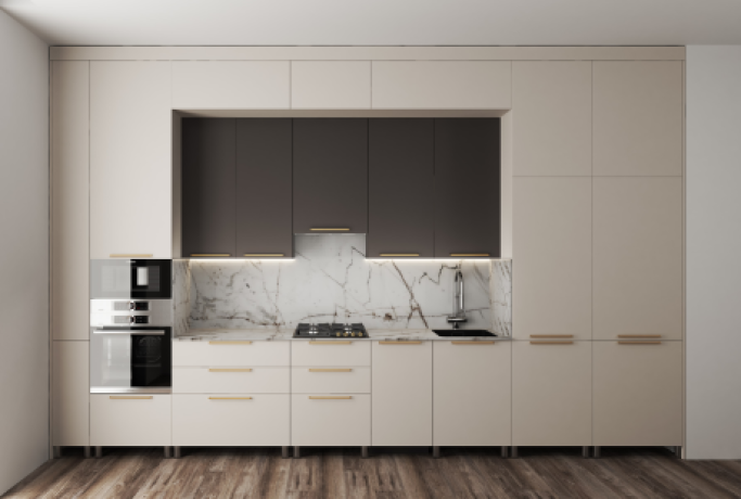 Кухня в стиле модерн из крашенного МДФ „Piemont“-1
