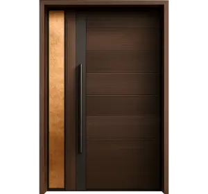 Ușă de exterior premium cu furnir natural URBAN CONCEPT