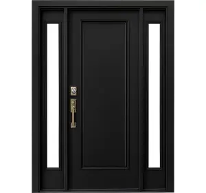 Ușă de exterior premium cu furnir natural ETERNAL