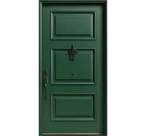 Ușă de exterior premium cu furnir natural GREEN TOWN