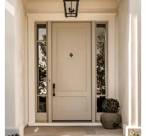 Ușă de exterior premium cu furnir natural SOFT LINE