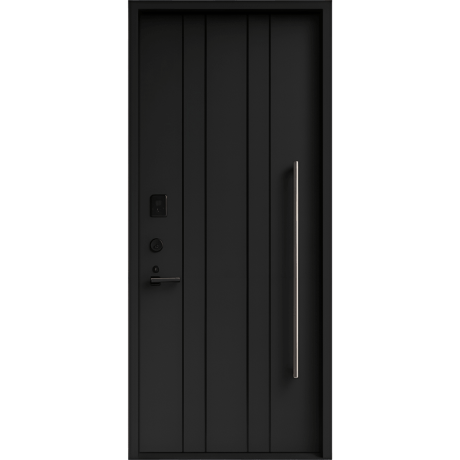 Входная дверь премиум с натуральным шпонном PRIME BLACK-2