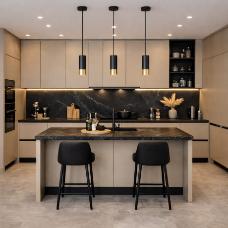 Кухня в стиле модерн из МДФ AGT „Urban Elegance“-1