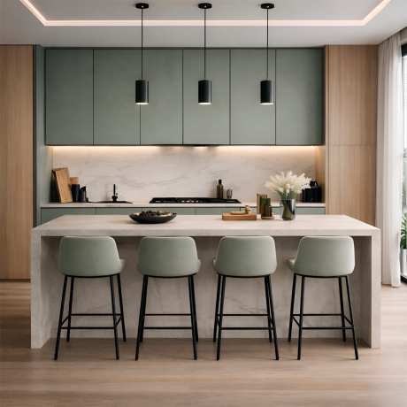 Кухня в стиле модерн из ДСП ламинированный Urban Loft-1