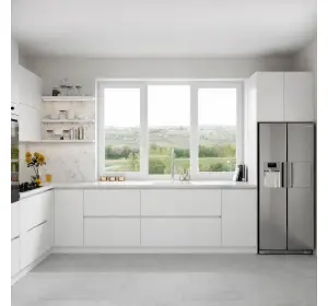 Кухня в стиле модерн из крашенного МДФ „Alabama“