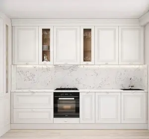Bucătărie în stil neoclasic din MDF infoliat „Genova“